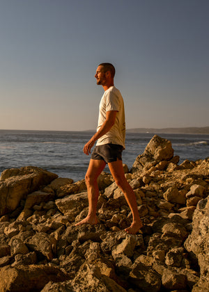 CLASSIC TEE - SURF NEON PALM BEIGE