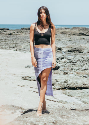 CLYDE SKIRT - TIE DYE BLUE
