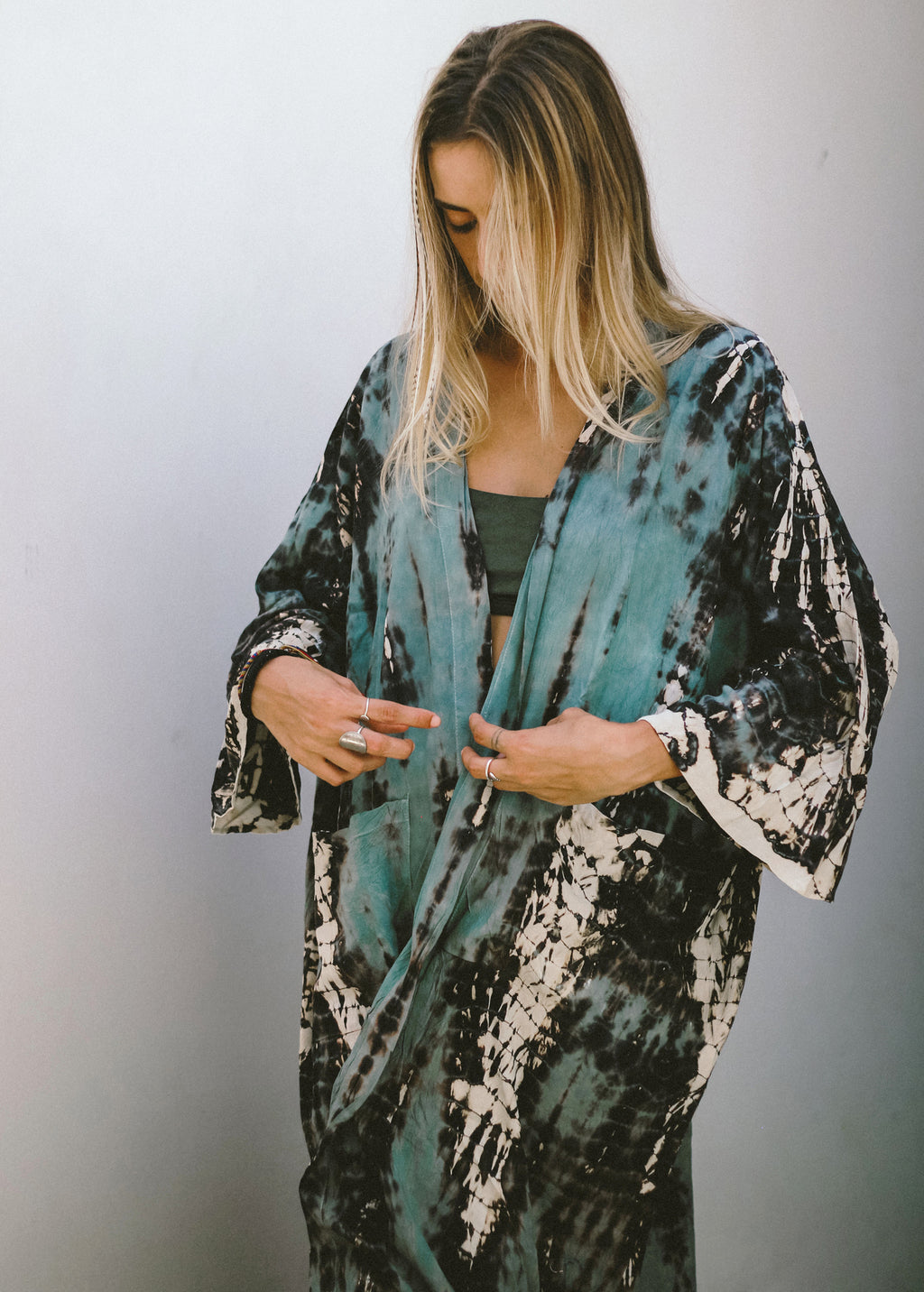 INDIA KIMONO - BLUE