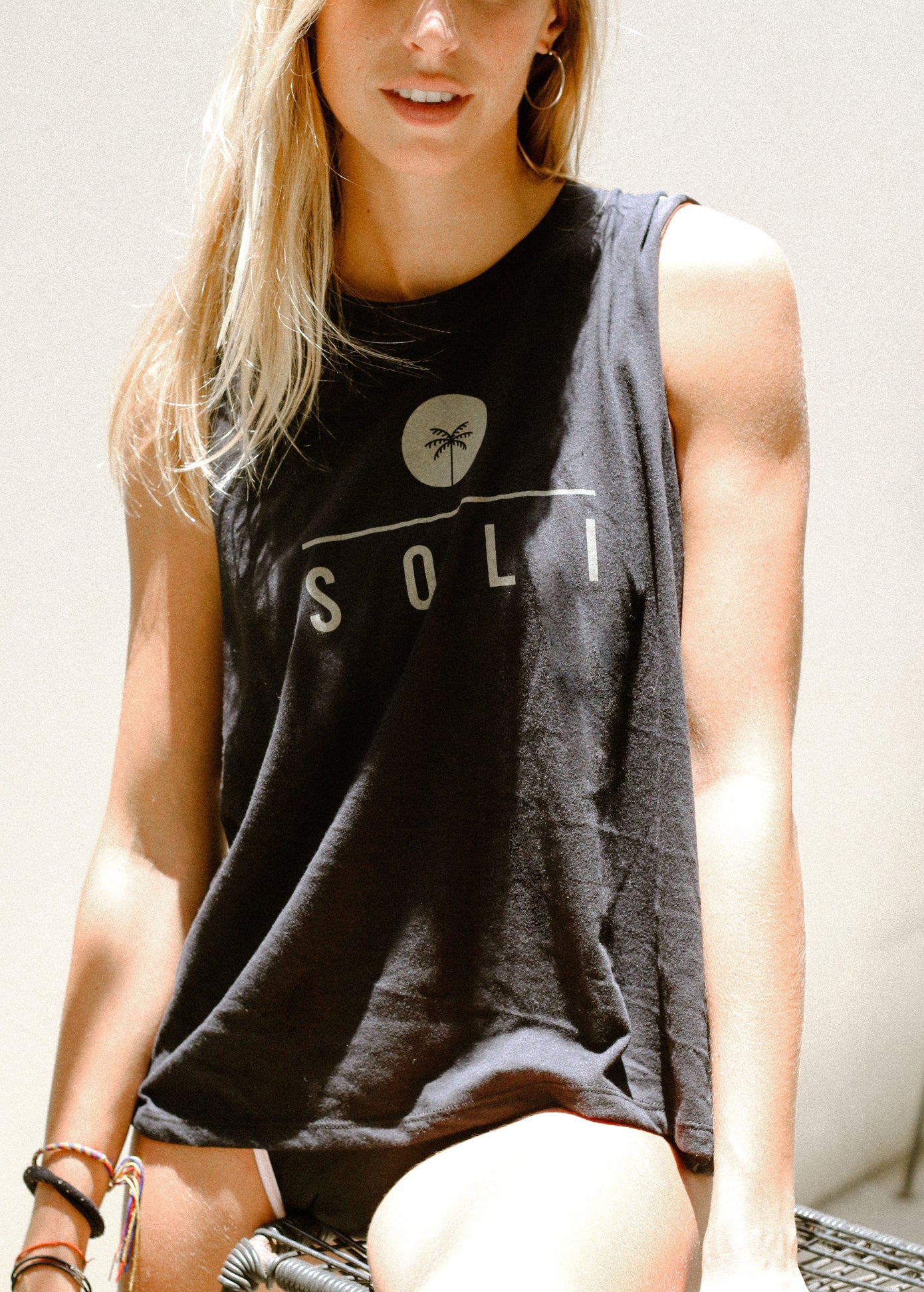 KAMI TANK - SOLI DOT BLACK