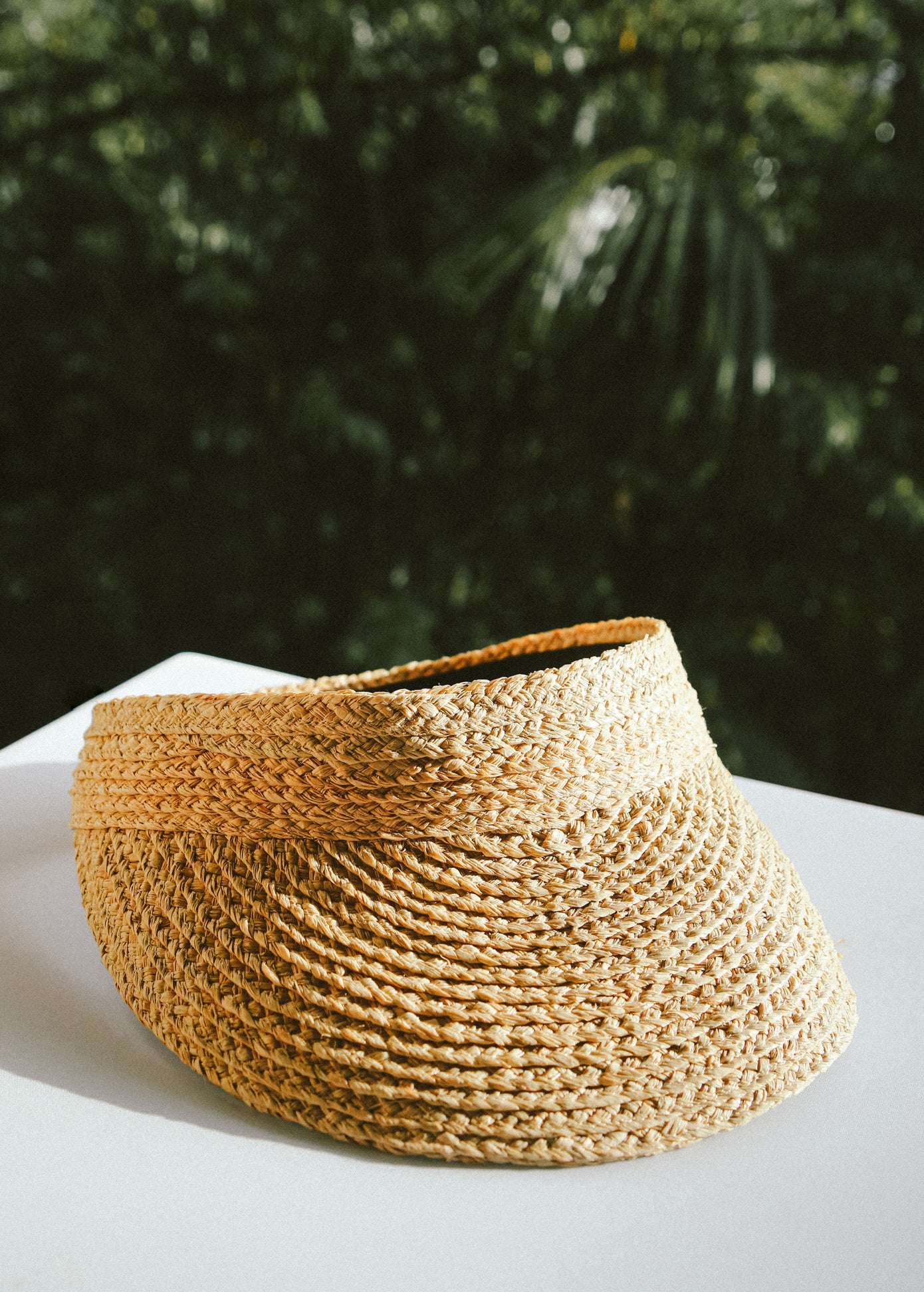 WOVEN VISOR - BEIGE